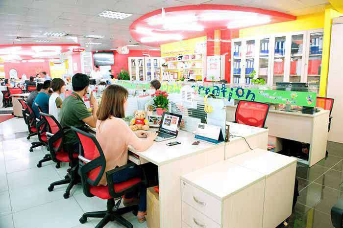 สถานที่ทำงานของพนักงานสายการบินเวียตเจ็ท