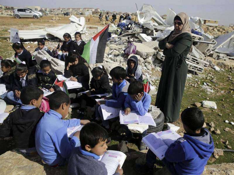 israel-palestinians-school
