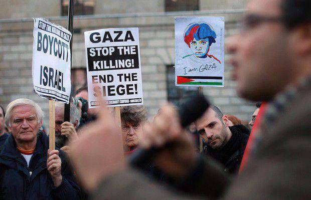 IRELAND-ISRAEL-PALESTINIANS-GAZA-CONFLICT-DEMO