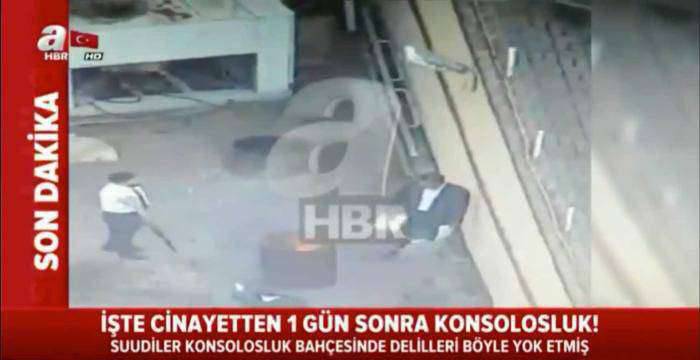 ทีวีตุรกีเผยวิดีโอใหม่ เจ้าหน้าที่กงสุลซาอุฯ เผาเอกสาร คาดทำลายหลักฐานฆ่า คาช็อกกี