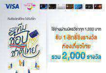 ทีเอ็มบี-ธนชาต ชวนมาเป็น “ทีมช้อปชาติไทย ไปกับวีซ่า” รับสิทธิชิงรางวัลท่องเที่ยวประเทศไทย มูลค่ารวม 3,000,000 บาท