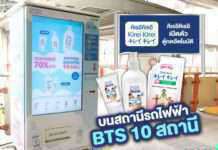 คิเรอิคิเรอิ เปิดตัวตู้กดอัตโนมัติ บนสถานีรถไฟฟ้า BTS 10 สถานี ตอบรับวิถี New Normal