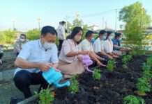 จ.นนทบุรี ส่งมอบความสุข แบ่งปันความมั่นคงทางอาหารจากรั้วบ้าน สู่ลานวัดและชุมชน เสริมจริยธรรมบนความพอเพียง