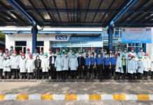 ปลัดฯ กอบชัย นำผู้บริหารกระทรวงอุตสาหกรรม เยี่ยมชมกระบวนการผลิตเหล็ก SYS