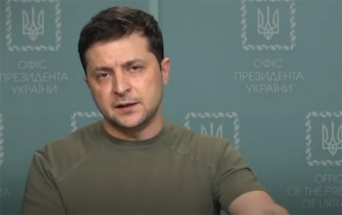 ประธานาธิบดีโวโลดีมีร์ เซเลนสกี ของยูเครน