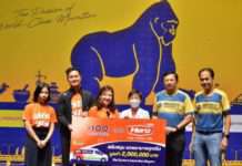 ‘ฮีโร่’ เดินหน้าโครงการช่วยสังคม สนับสนุนรถพยาบาลฉุกเฉิน มูลค่า 2,000,000 ล้านบาท ให้แก่โรงพยาบาลมหาวิทยาลัยบูรพา