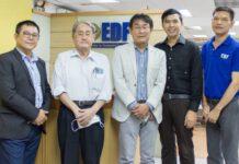 ผู้บริหารมูลนิธิ EDF ต้อนรับผู้บริจาคทุนการศึกษาจากญี่ปุ่น
