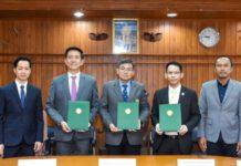 คณะวนศาสตร์ มก. ผนึกกำลัง “เข็มเหล็ก” และ มจพ. ร่วมวิจัยพัฒนาผลิตภัณฑ์ค้ำยันต้นไม้