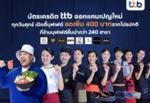บัตรเครดิต ทีทีบี เอาใจสายกินตลอดปี 66 ประเดิมแคมเปญ “ศุกร์เปิดตี้บุฟเฟ่ต์”