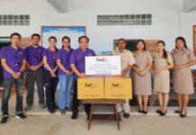 เฟดเอ็กซ์ บริจาคอุปกรณ์อิเล็กทรอนิกส์ เพื่อสนับสนุนการเรียนรู้ผ่านช่องทางออนไลน์ให้กับเยาวชนไทย