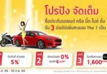 “กรุงศรี ออโต้ โบรคเกอร์” ส่งแคมเปญพิเศษประกันภัยรถ จัดเต็ม 3 ต่อ “ลด-ผ่อน-รับ”