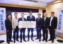 สยามไดกิ้นเซลส์ และไดกิ้น อินดัสทรีส์ (ประเทศไทย) จำกัด มอบเครื่องปรับอากาศไดกิ้นให้กับสำนักงานคณะกรรมการการอาชีวศึกษา