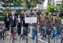 กลุ่มเซ็นทรัล ภายใต้โครงการ “เซ็นทรัลทำ” ส่งมอบจักรยาน 200 คัน รวมมูลค่า 310,000 บาท ให้แก่ เด็กนักเรียนโรงเรียนตำรวจตระเวนชายแดน