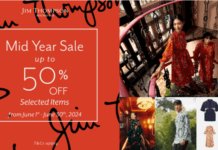 สายแฟชั่นพุ่งตัวด่วน! จิม ทอมป์สัน จัด MID-YEAR SALE ลดหนักมาก ขนไอเทมเด็ด ลดสูงสุด 50%