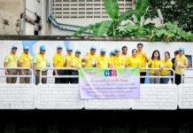 Bravo BKK เติมสีสันให้ชุมชน ปรับปรุงสตรีตอาร์ตริมคลองแสนแสบ ในกิจกรรมจิตอาสาพระราชทาน “เราทำความ ดี ด้วยหัวใจ”