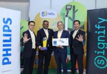 ฟิลิปส์ รับโล่ และลงนาม MOU ร่วมกับ EGAT โครงการฉลากประหยัดไฟเบอร์ 5 ผลิตภัณฑ์โคมไฟถนนแอลอีดีแสงอาทิตย์