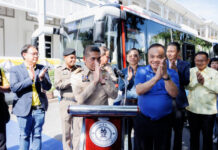 อบจ.ภูเก็ต ทดลองเดินรถโดยสารไฟฟ้าปรับอากาศ (EV BUS) ยกระดับระบบขนส่งสาธารณะ ผลักดันให้ภูเก็ตก้าวสู่การเป็น Smart City อย่างเต็มรูปแบบ