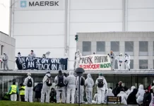 เดนมาร์กจับกุม 20 ผู้ประท้วงต้านการส่งอาวุธให้อิสราเอล