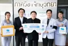 แว่นท็อปเจริญ ส่งมอบแว่นสายตา ให้แก่ภาควิชาจักษุวิทยาฯ ณ รพ.ศิริราช