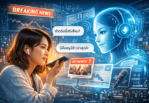 ปี 2026 เราไม่ได้ “อ่านข่าว” แบบเดิมอีกต่อไป เมื่อเอไอกลายเป็นส่วนหนึ่งของชีวิตประจำวัน
