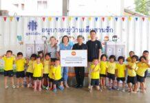 เสียวหมี่ ประเทศไทย มอบเครื่องฟอกอากาศเพื่อป้องกันฝุ่น PM 2.5 ให้แก่โรงเรียนอนุบาลหมู่บ้านเด็กสานรัก มูลนิธิเด็ก