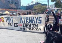 นักเคลื่อนไหวออสเตรเลียประท้วงการบินไทย กล่าวหาลักลอบขนส่งชิ้นส่วน F-35 ให้อิสราเอล ตราหน้า “สายการบินแห่งความตาย”