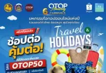 พช. จัดแคมเปญโอทอปออนไลน์ Travel & Holidays “ช้อปรับทริป เที่ยวฟิน อินทุกดีล”