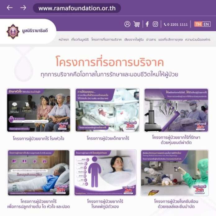 รวมโครงการผู้ป่วยยากไร้